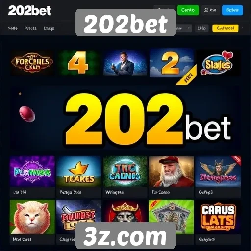 Variedade de jogos disponíveis no 202bet